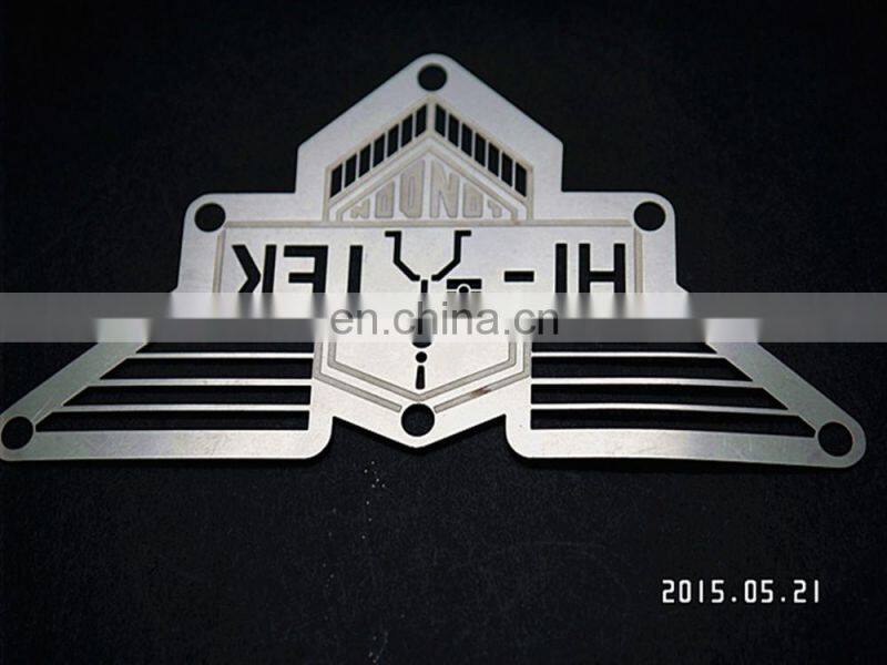 Etched Stainless Steel 3D Office Nameplate With Customized Logo