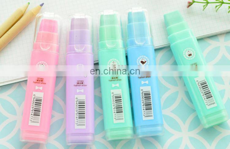 Square shape inside out eraser stackable eraser