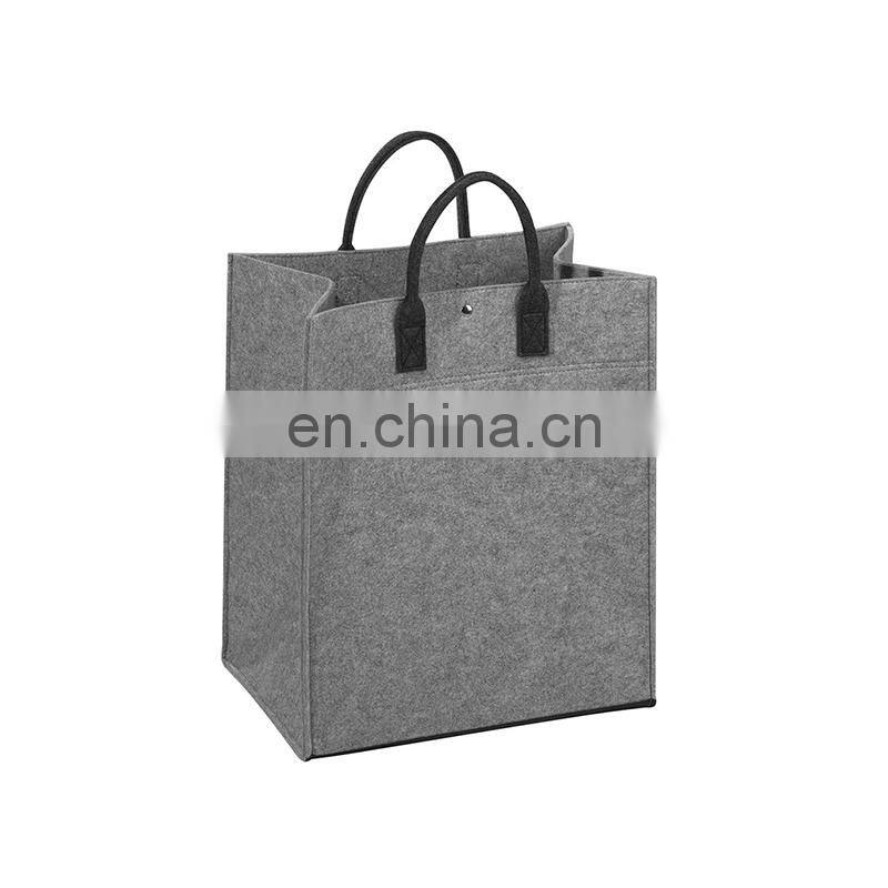 Handmade nonwoven ladies portable large felt tote bags
