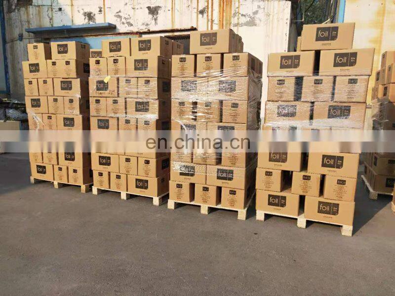 2020 free sample pre folded hair colorful foil sheet pop up foil sheet salon hair color