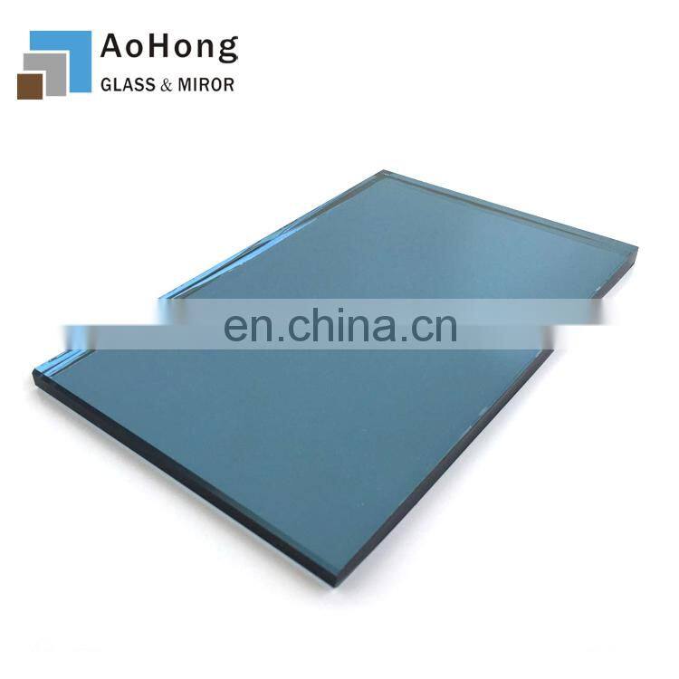 China Manufacturer of Light Dark Blue Reflective Glass
