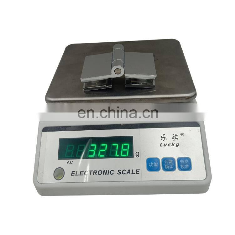 Ningbo shower hinge manufacturer glass to glass clamp