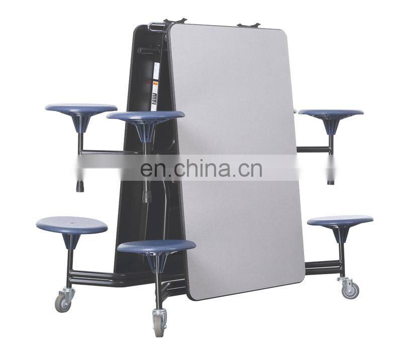 Folding University MDF Cafeteria mobile Canteen School student Dining Table