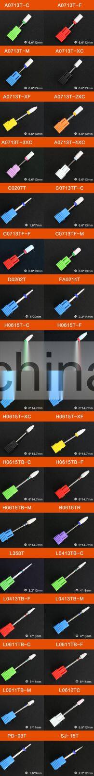 Wholesale Nail art ceramic nail drill bits nail drill bits carbide