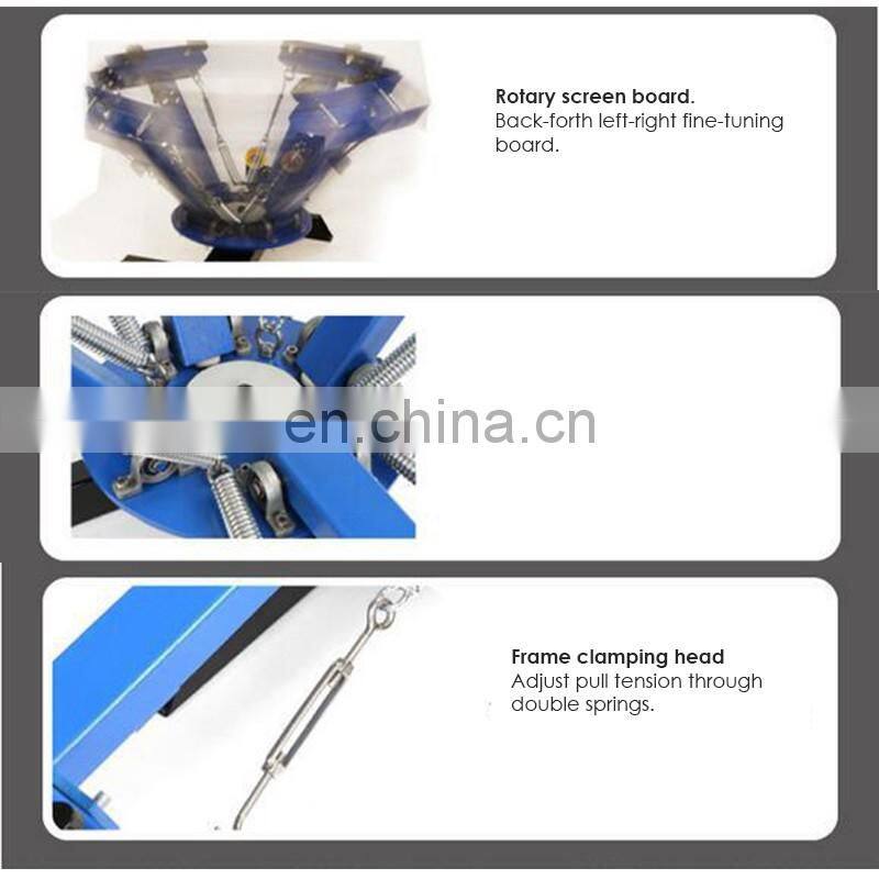 T&D automatic screen printing press for t shirts