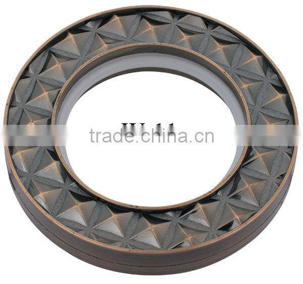 W Plastic Curtain Eyelet iron ring abs plastic rings