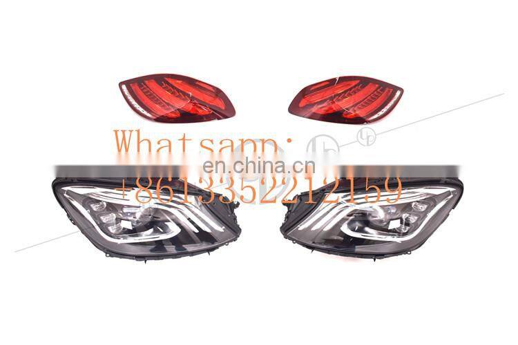 2018year W222 headlights and tail light fit for S-class W222 upgrade to 2018year W222 S63 S65 Headlight and tail lamp