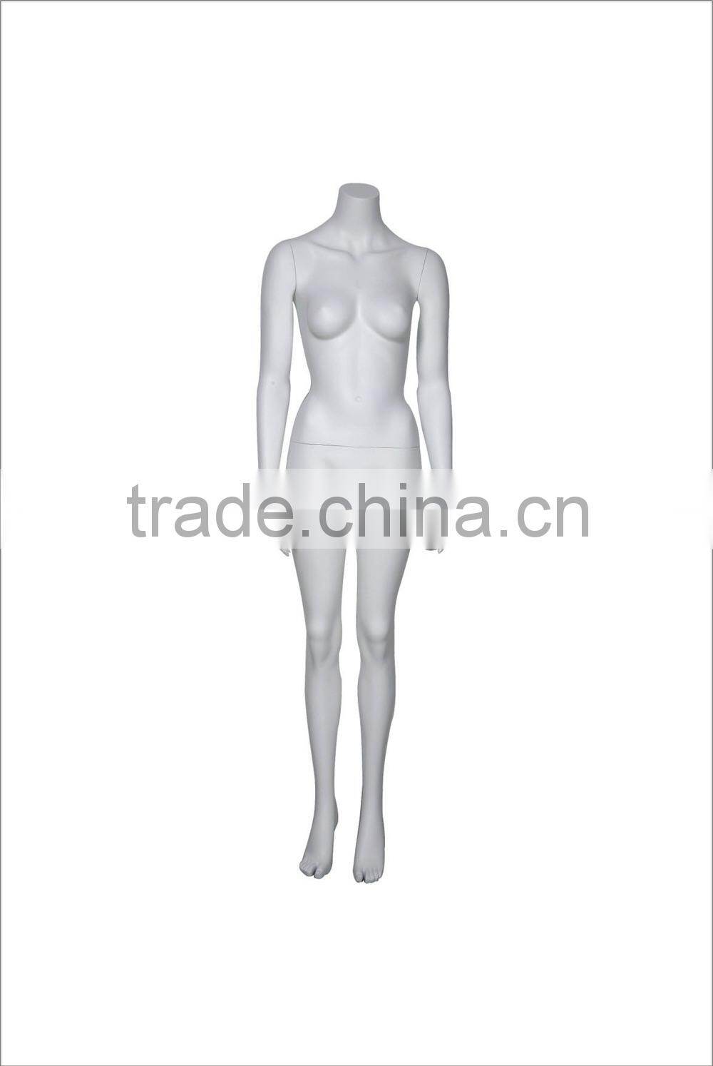 beautiful frp female headless mannequin