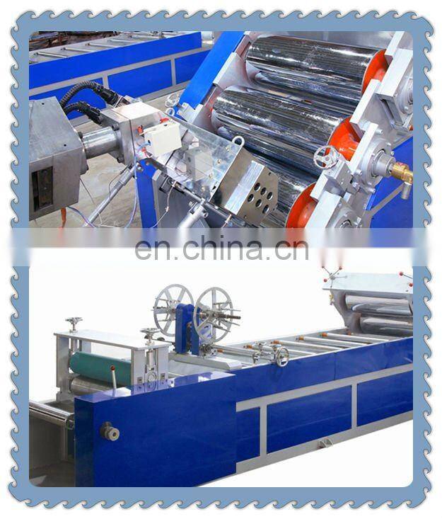 Horizontal monolayer sheet plastic extruders machine