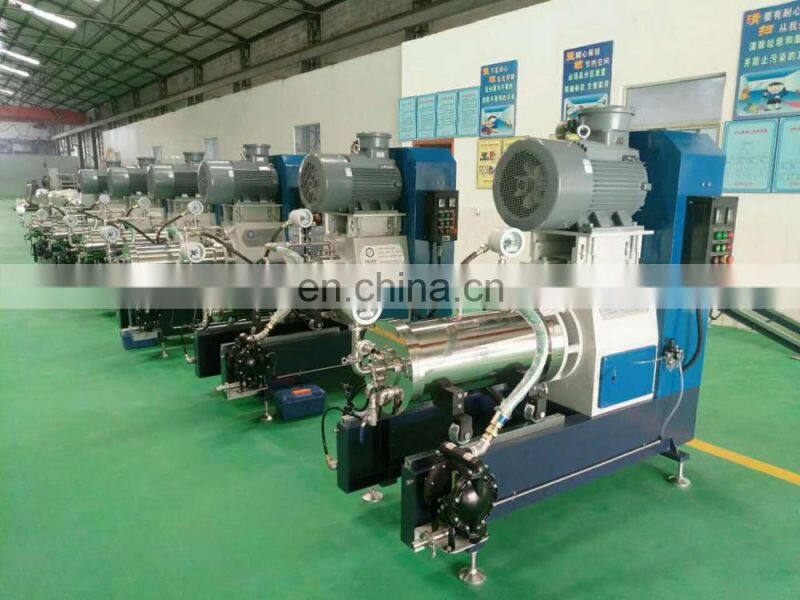 30L capacity high efficiency large flow disc turbo type horizontal grinder mill with big production
