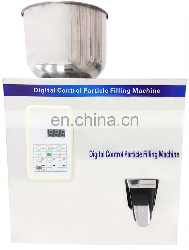 2-100g Bean Particle Filling Machine with Foot Pedal Stainless Steel