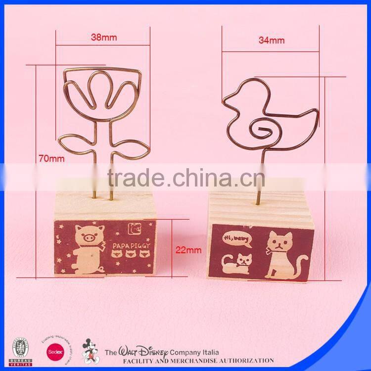 Antique design mini wood card holder