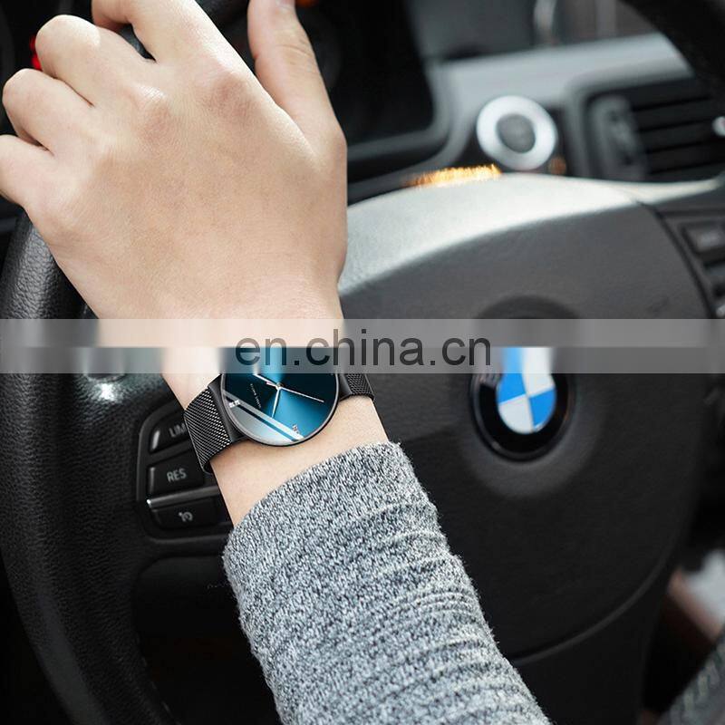 HANNAH MARTIN 901 Men Quartz Stainless Steel Classical Business Waterproof Calendar Top Brand Luxury Watch