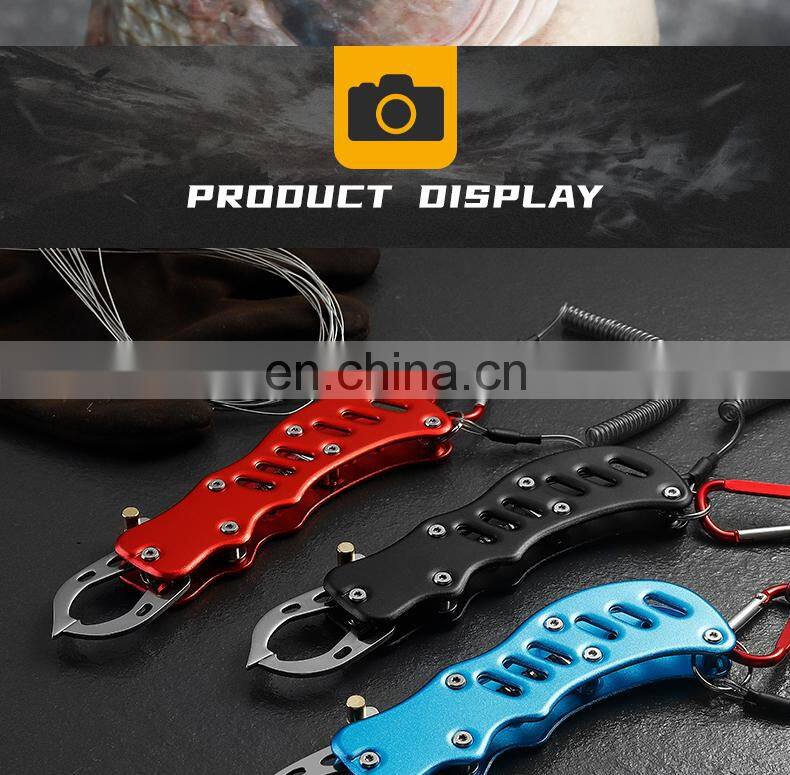 Mini High-quality Fish Lip Grips Outdoor Fishing Pliers Stainless Steel Lip Holders Factory Direct Sales in Many Colors