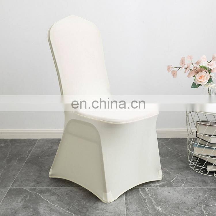 Amazon Hotsale Universal Fit Stretch Wedding Spandex Chair Covers For Living Room Dining Room