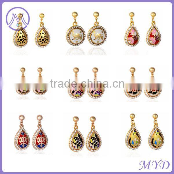 fashion jewelry set copper enamel jewelry