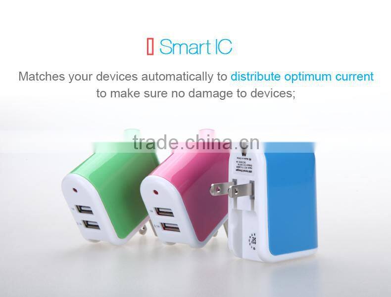 US Plug charger 5V 2.1A Micro USB AC/DC Wall Charger Adapter Power Supply