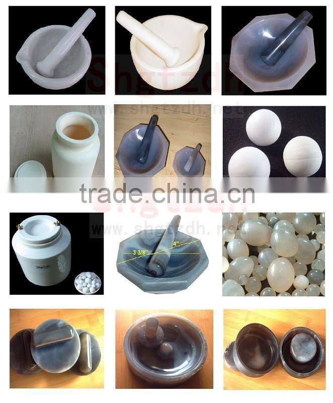 Hot sale white alumina crucible for idustrial use