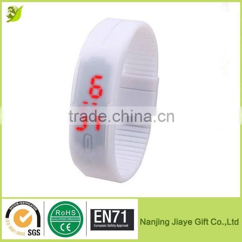 Waterproof Touch Screen Silicone Led Slap Watch