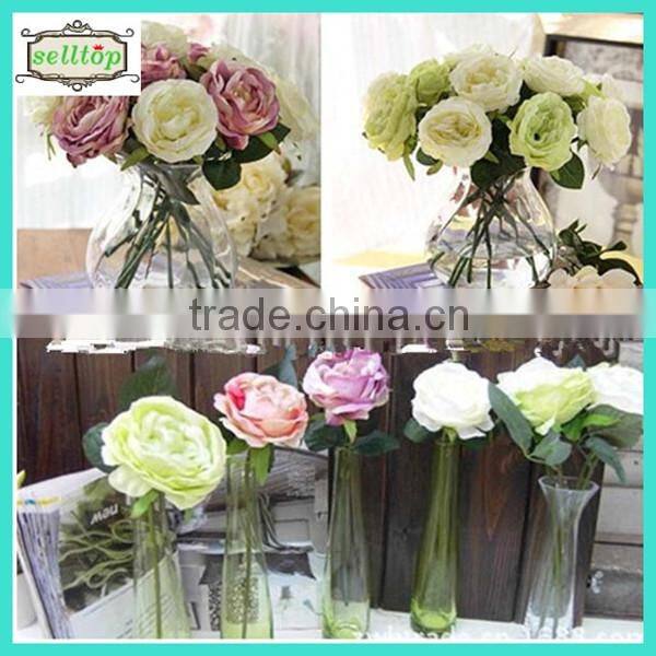 28cm single stem silk artificial rose flower