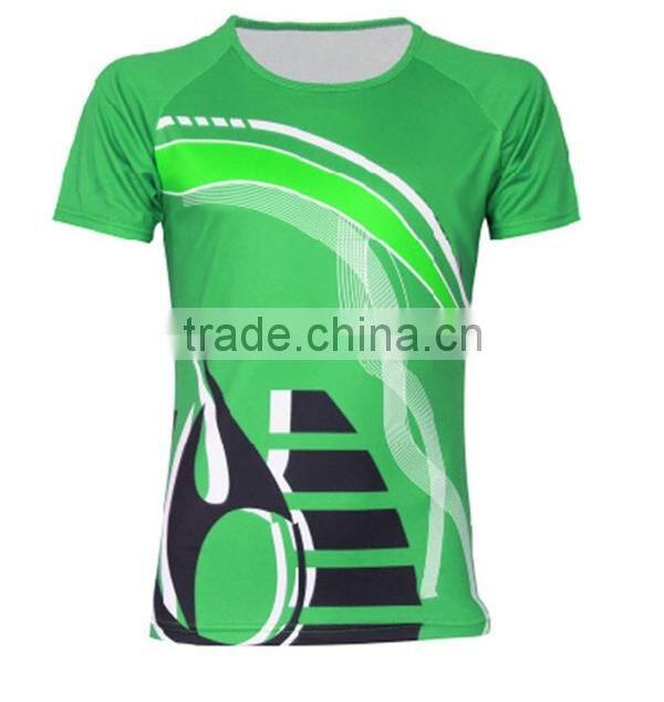 Wholesale custom 100% polyester mens long sleeve plain long length t-shirts