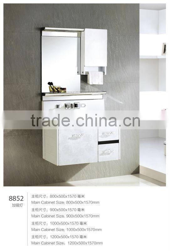 Modern wall mount country style new waterproof rv bathroom cabinet