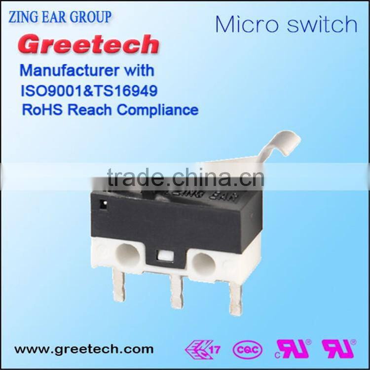 China manufacture Micro Switch USA 0.1A 48VDC/125VDC