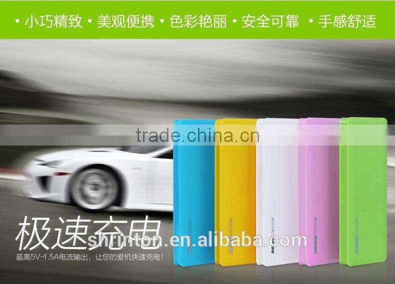 Remax Slim power bank charger 5000mah