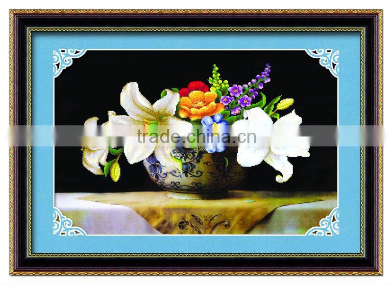 Perfume Lily needlework embroidery cross stitch