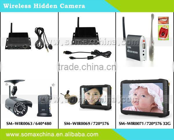 5.8G Wireless Door Peephole Camera with DVR