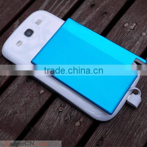 Newest Air Card 1350mah mini ultrathin Power Bank 4.8mm