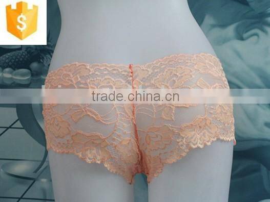 sexy transparent Light color lace belt underwear panty for young girl