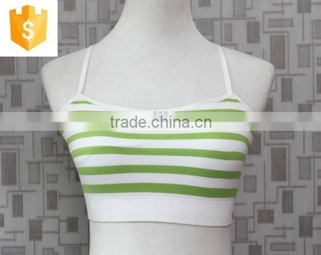 Girls Seamless Underwear, Seamless Bra, Shadow Stripe Underwear for Young Lady