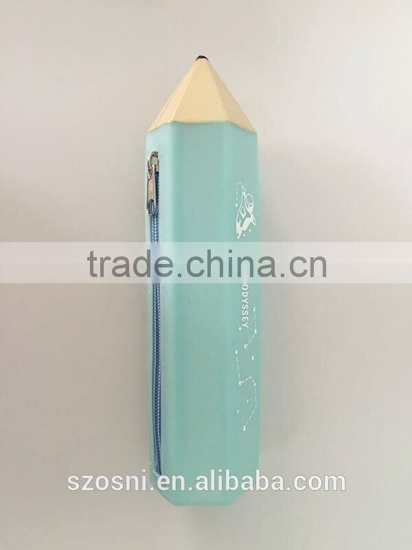 Osni silicone pencil case pencil shape sweet color pencil case