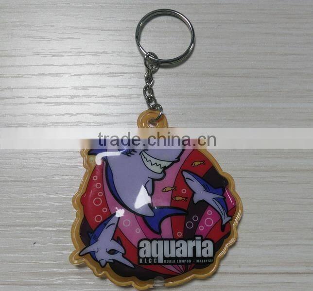 Environmental Custom Promotional gift Car Shape LED Squeeze Key lights soft pvc keychain