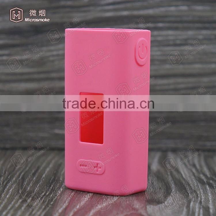 Cuboid Mini tc box mod silicone case Colorful microsmoke brand 100% silicone case/skin wholesale free shipping