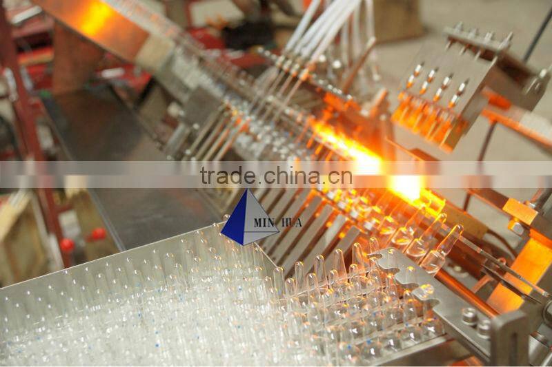 four needle ampoule filling and sealing machine