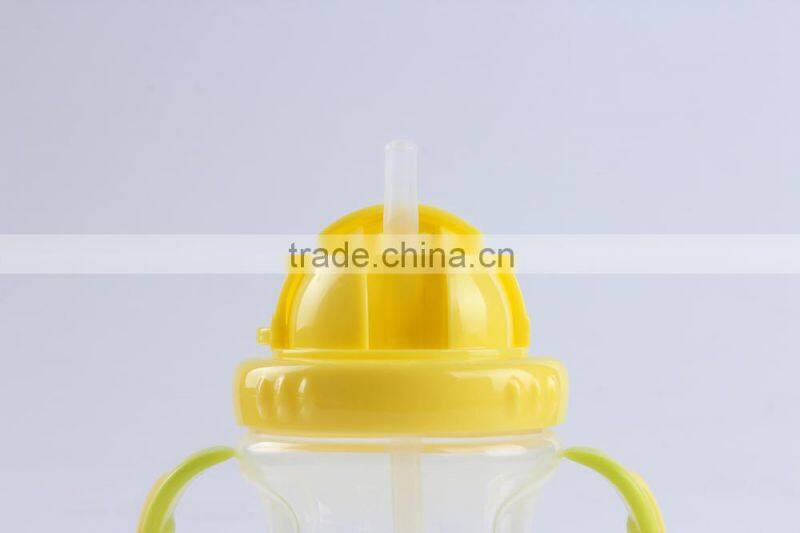 China Wholesale Baby Suction Cup ,Baby Drinking Cup,BPA Free Sippy Cup With Handles