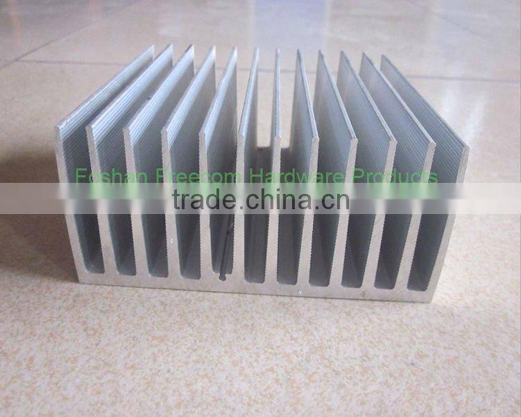 Anodized aluminum profile for building materials