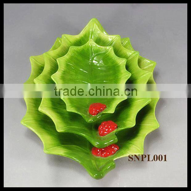 wholesale decorative household daily used ceramic fruit bowl