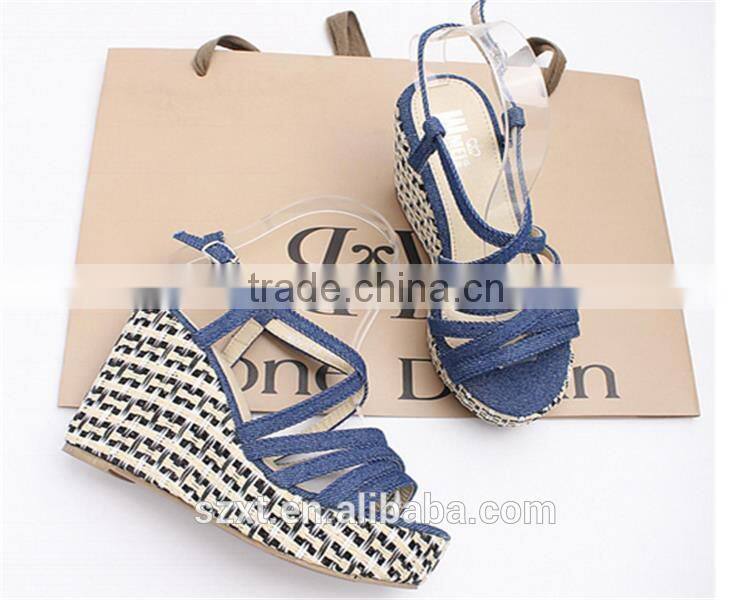 no heel wedge shoes women shoes summer sandals European women shoes summer sandals