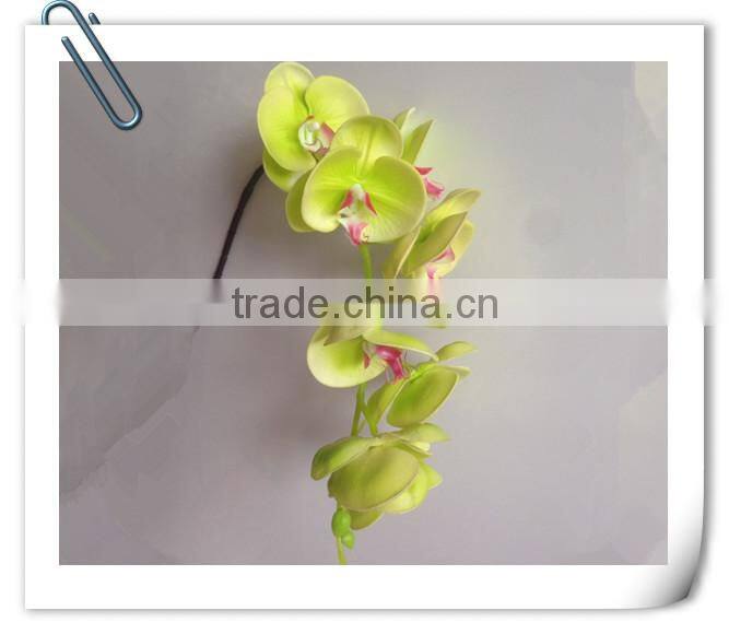 Tianjin factory wholesale pink PU artificial orchid