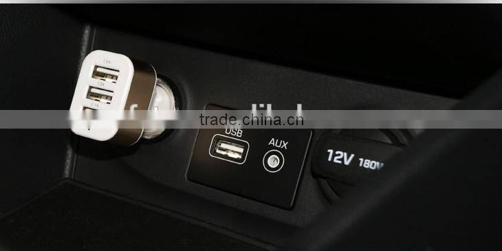 Power Technology 3 Port Fits for Multiple Mobile Devices Car Electric Car USB Cell Charger