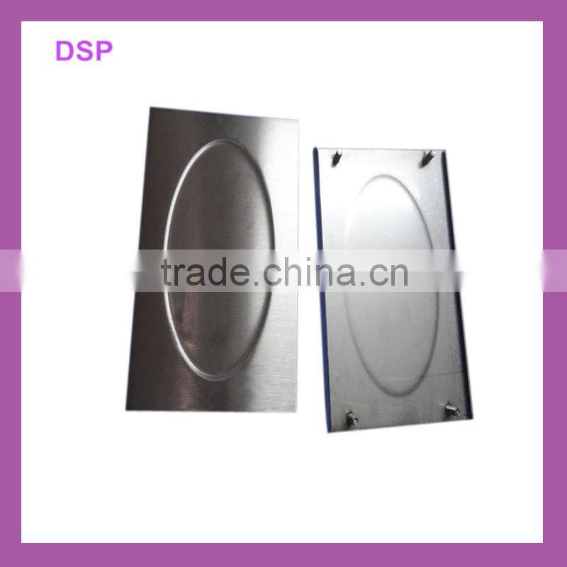 Custom Stainless Steel punching press parts fabriction services with brushed surface