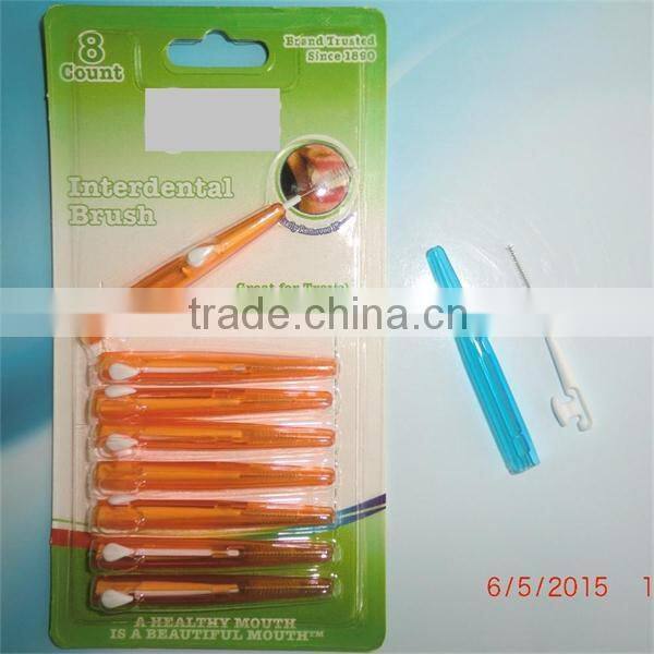 toothpick interdental brushes in plastic box, FDA certification, trade assurance