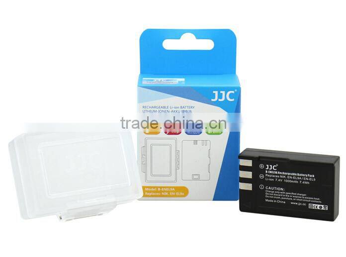 7.4V 1000mAh Li-ion Battery Pack JJC B-ENEL9A Li-ion Rechargeable Battery For Nikon D3000 D40 D40x D5000 D60