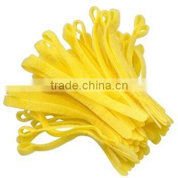 2016 Newest sticky hook loop colorful Back to back wire cable tie