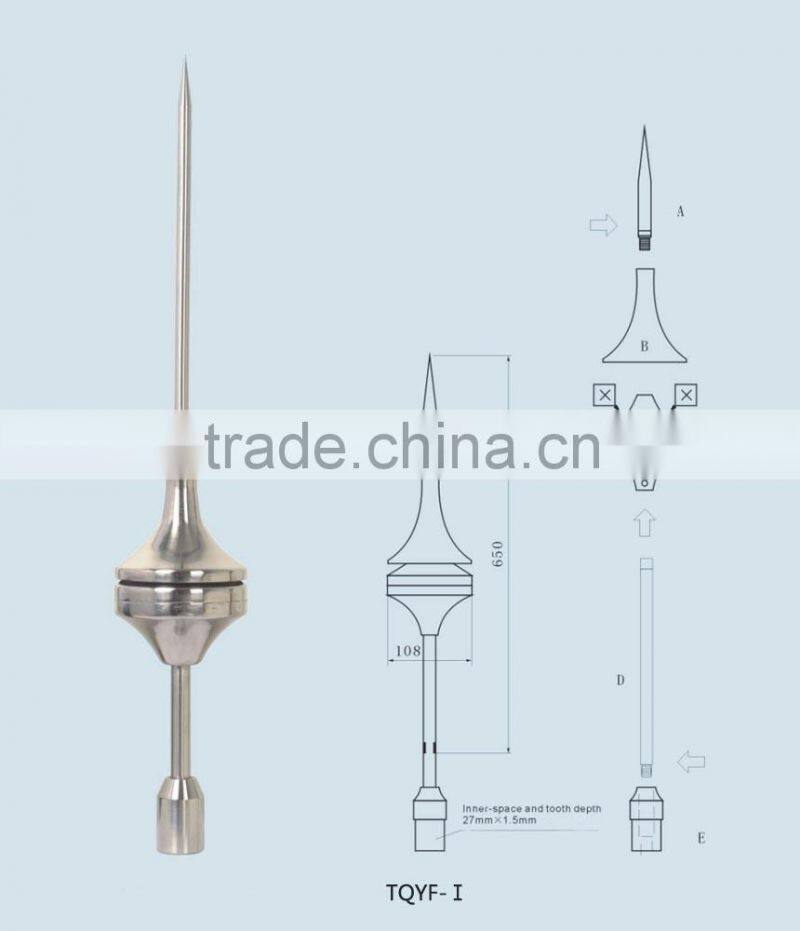 China manufacturers Dural Messien lightning rods