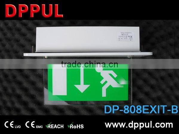 Steel lamp body and Metal Base Material Exit Rechargeable Emergency Light