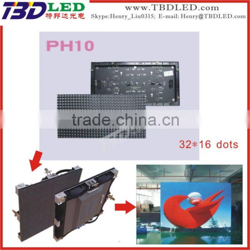 High Brightness Quality certification full color LED module/cheap price LED unit board/P10 full color unit board-SMD